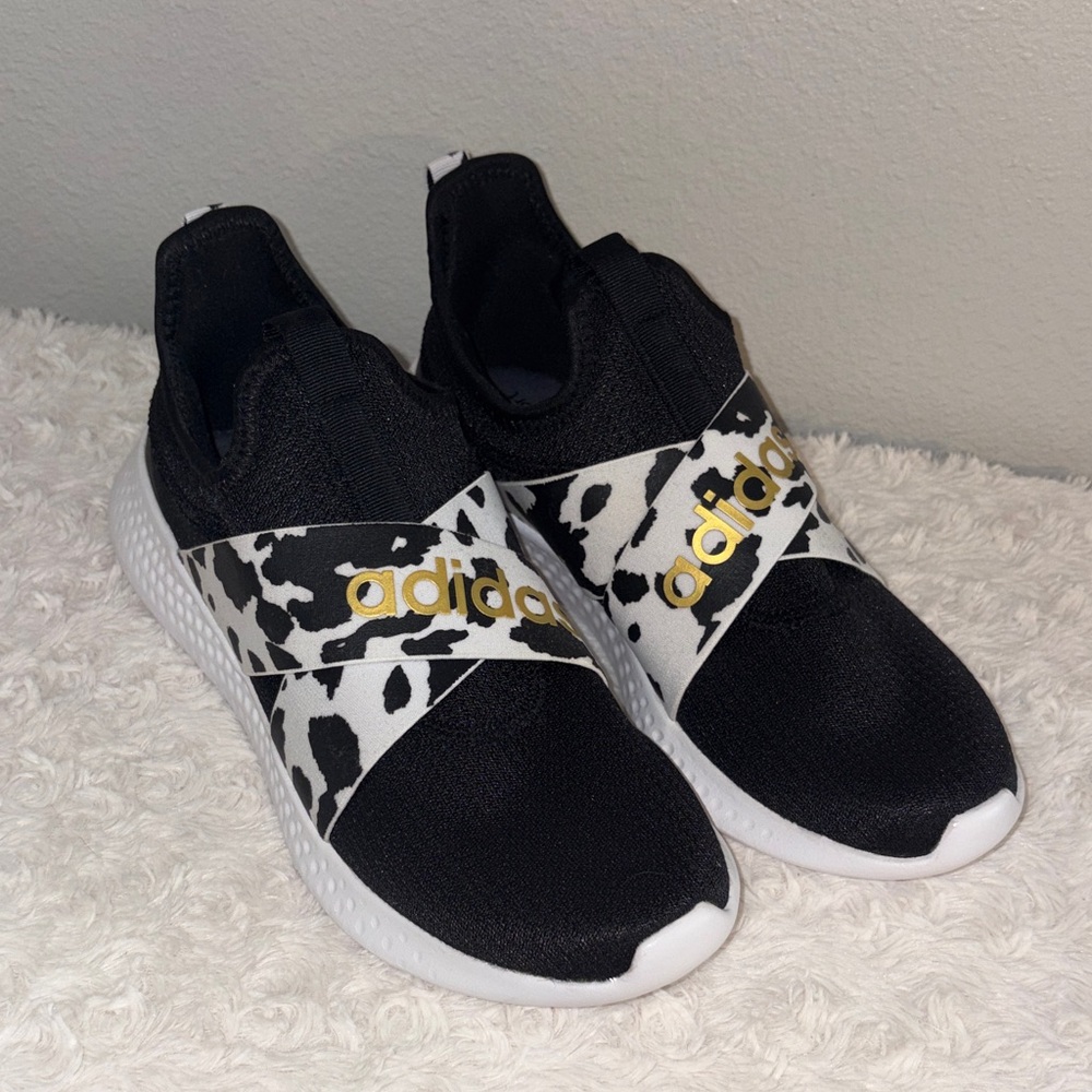 Adidas Women's Cloud Foam Comfort Cow Print Shoes